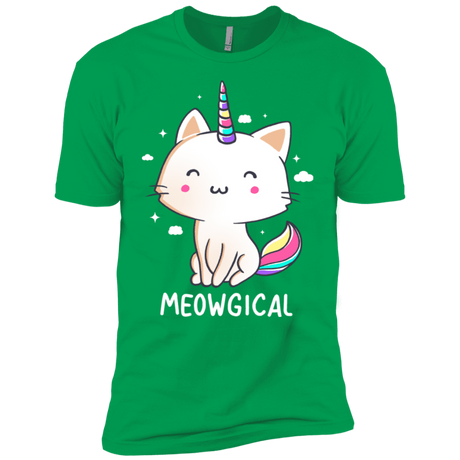 T-Shirts Kelly Green / YXS Meowgical Boys Premium T-Shirt