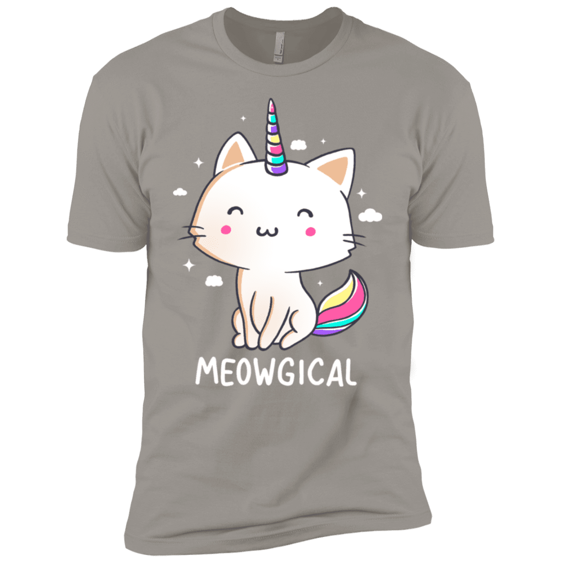 T-Shirts Light Grey / YXS Meowgical Boys Premium T-Shirt