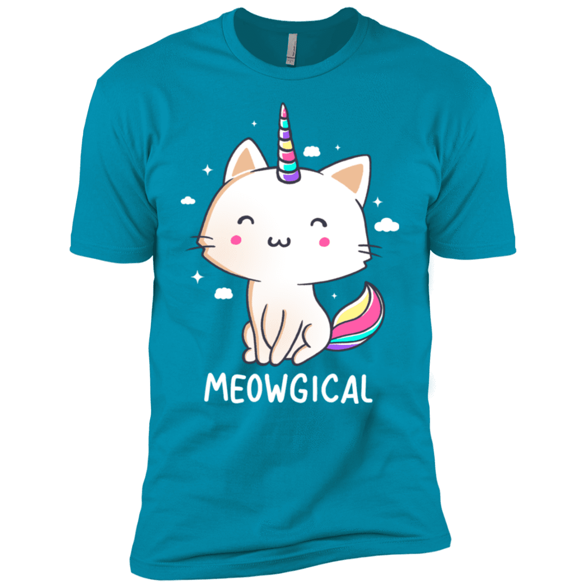 T-Shirts Turquoise / YXS Meowgical Boys Premium T-Shirt