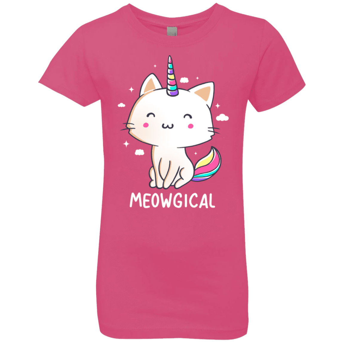 T-Shirts Hot Pink / YXS Meowgical Girls Premium T-Shirt