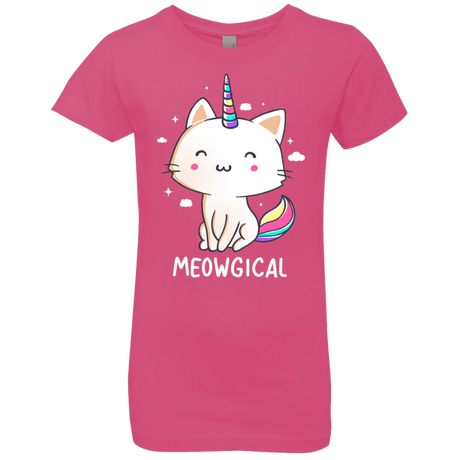 T-Shirts Hot Pink / YXS Meowgical Girls Premium T-Shirt