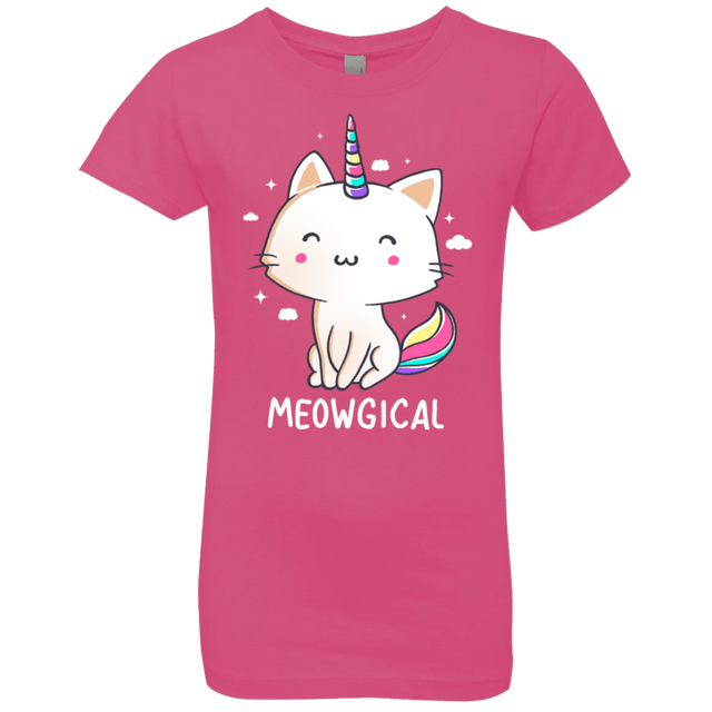 T-Shirts Hot Pink / YXS Meowgical Girls Premium T-Shirt