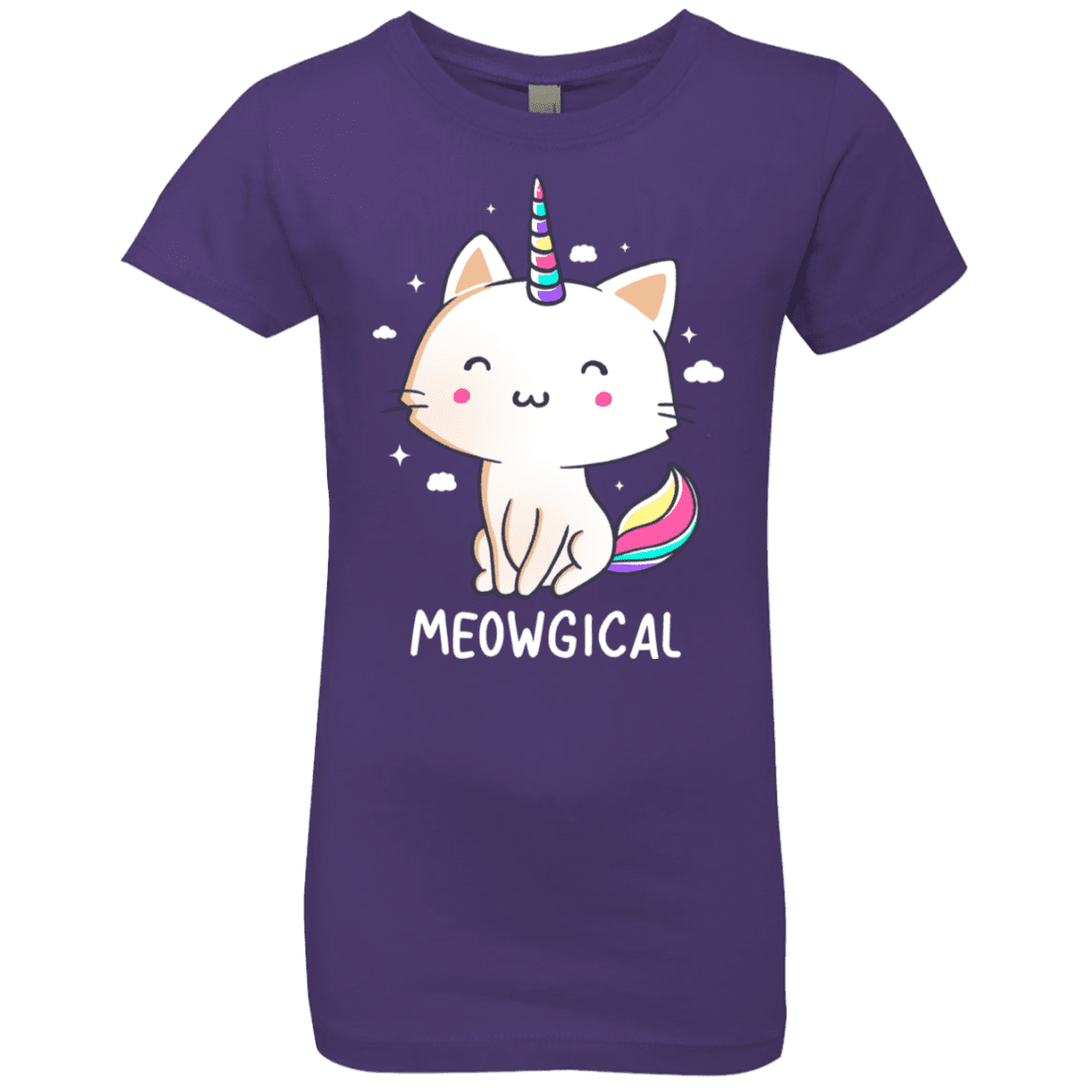 T-Shirts Purple Rush / YXS Meowgical Girls Premium T-Shirt