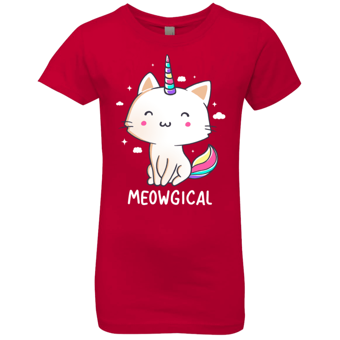 T-Shirts Red / YXS Meowgical Girls Premium T-Shirt