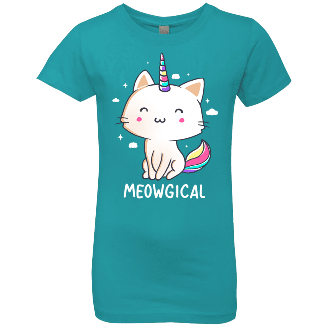 T-Shirts Tahiti Blue / YXS Meowgical Girls Premium T-Shirt