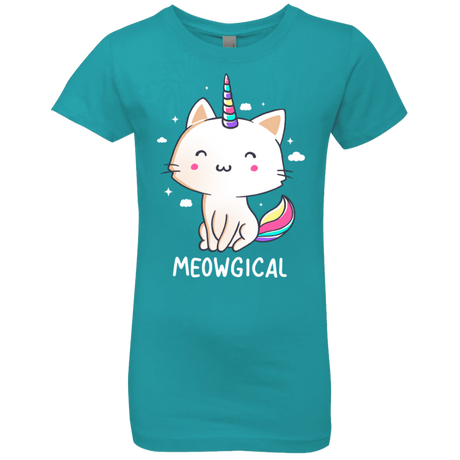 T-Shirts Tahiti Blue / YXS Meowgical Girls Premium T-Shirt