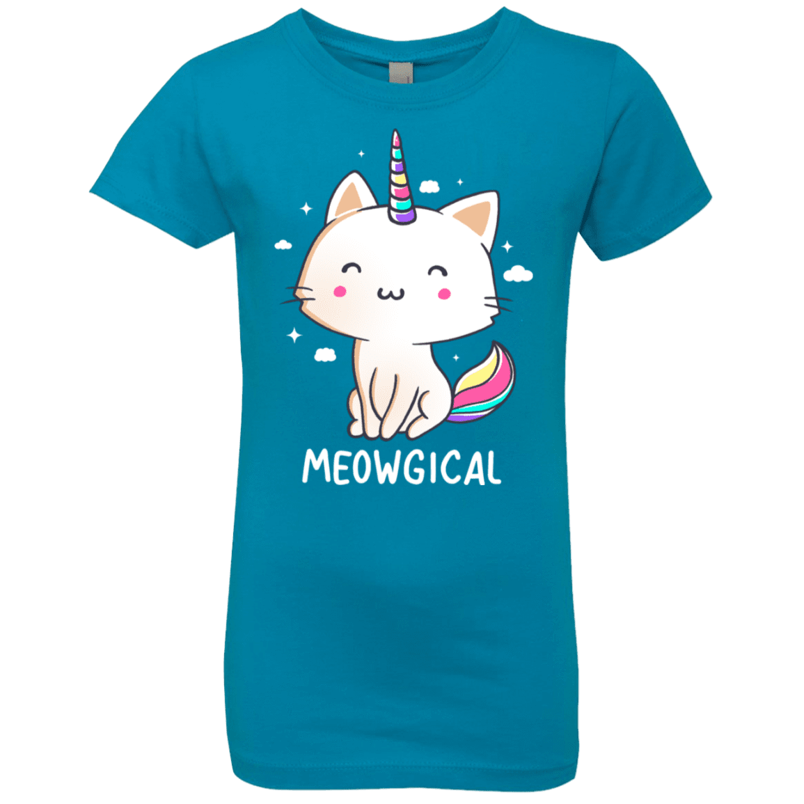 T-Shirts Turquoise / YXS Meowgical Girls Premium T-Shirt