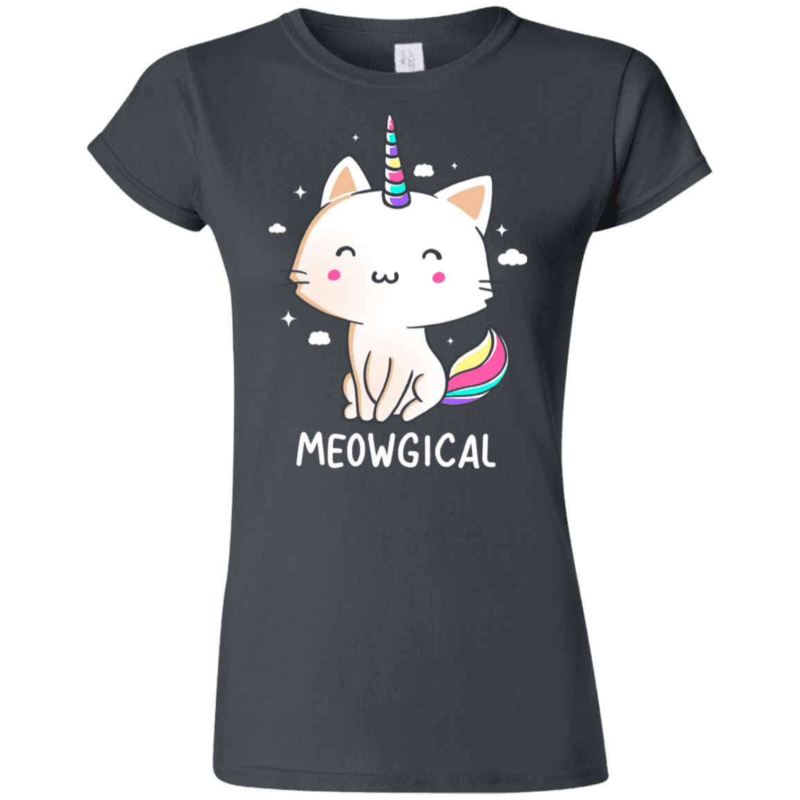T-Shirts Charcoal / S Meowgical Junior Slimmer-Fit T-Shirt