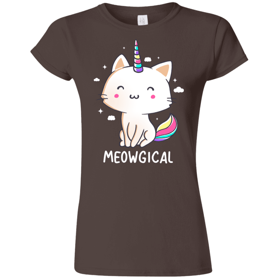T-Shirts Dark Chocolate / S Meowgical Junior Slimmer-Fit T-Shirt