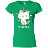 T-Shirts Irish Green / S Meowgical Junior Slimmer-Fit T-Shirt