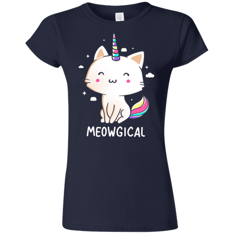T-Shirts Navy / S Meowgical Junior Slimmer-Fit T-Shirt