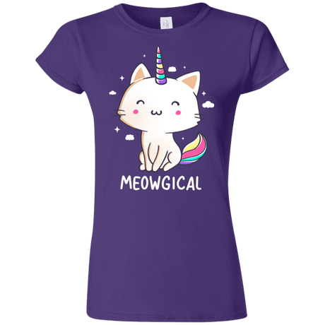 T-Shirts Purple / S Meowgical Junior Slimmer-Fit T-Shirt