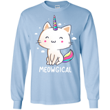 T-Shirts Light Blue / S Meowgical Men's Long Sleeve T-Shirt