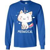 T-Shirts Royal / S Meowgical Men's Long Sleeve T-Shirt