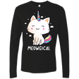 T-Shirts Black / S Meowgical Men's Premium Long Sleeve