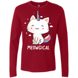 T-Shirts Cardinal / S Meowgical Men's Premium Long Sleeve