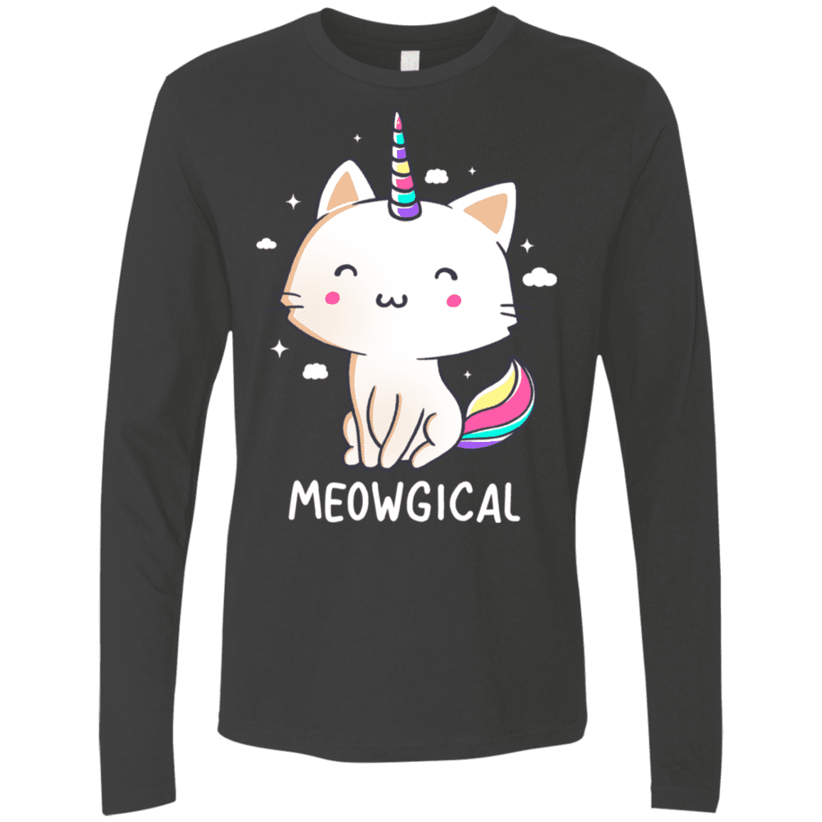 T-Shirts Heavy Metal / S Meowgical Men's Premium Long Sleeve