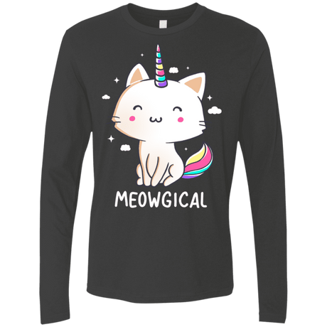 T-Shirts Heavy Metal / S Meowgical Men's Premium Long Sleeve