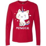 T-Shirts Red / S Meowgical Men's Premium Long Sleeve