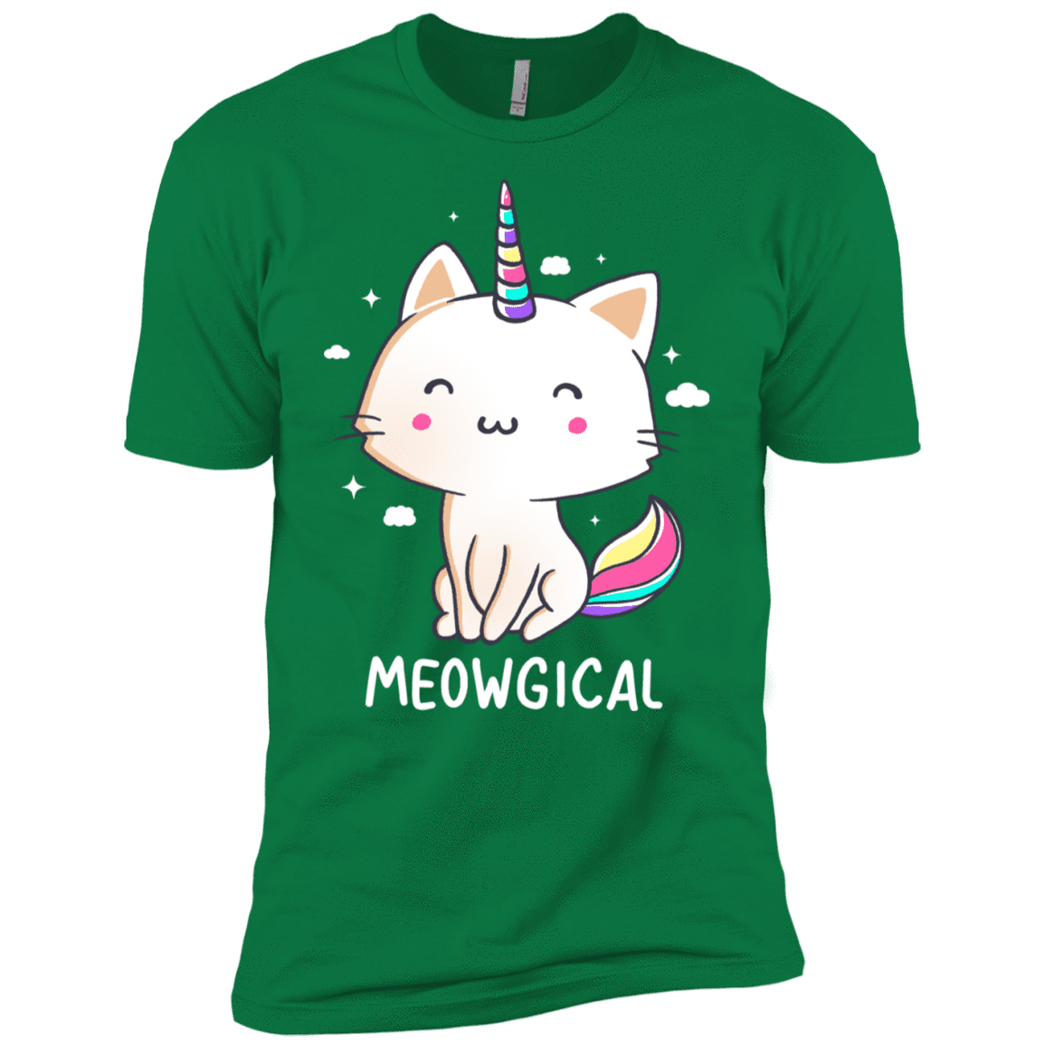 T-Shirts Kelly Green / X-Small Meowgical Men's Premium T-Shirt