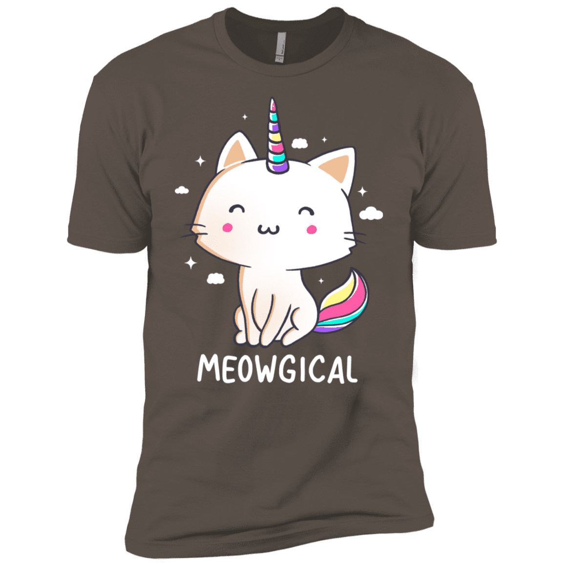 T-Shirts Warm Grey / X-Small Meowgical Men's Premium T-Shirt
