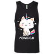 T-Shirts Black / S Meowgical Men's Premium Tank Top