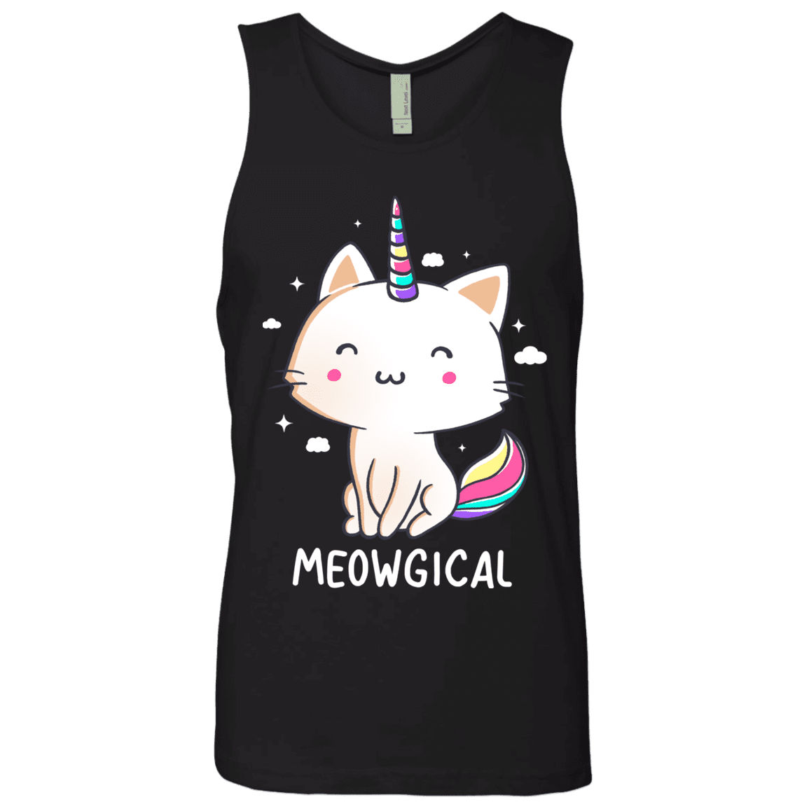 T-Shirts Black / S Meowgical Men's Premium Tank Top