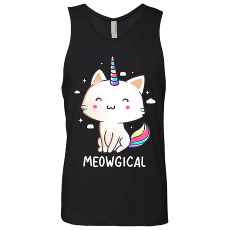 T-Shirts Black / S Meowgical Men's Premium Tank Top