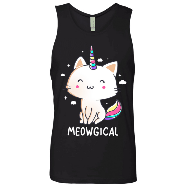 T-Shirts Black / S Meowgical Men's Premium Tank Top