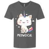 T-Shirts Heavy Metal / X-Small Meowgical Men's Premium V-Neck