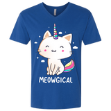 T-Shirts Royal / X-Small Meowgical Men's Premium V-Neck