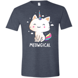 T-Shirts Heather Navy / S Meowgical Men's Semi-Fitted Softstyle