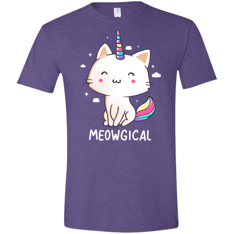 T-Shirts Heather Purple / S Meowgical Men's Semi-Fitted Softstyle