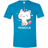 T-Shirts Sapphire / S Meowgical Men's Semi-Fitted Softstyle