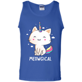 T-Shirts Royal / S Meowgical Men's Tank Top