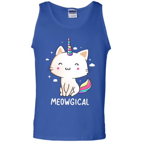 T-Shirts Royal / S Meowgical Men's Tank Top