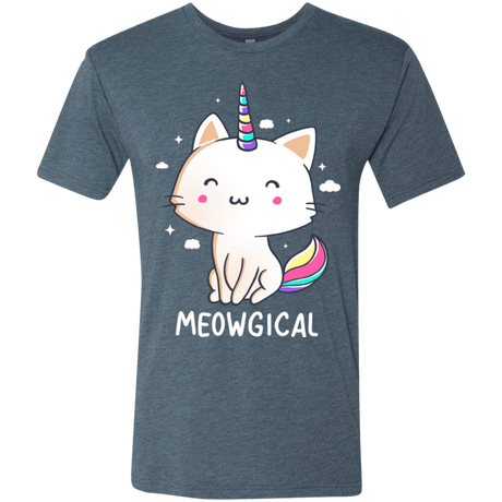 T-Shirts Indigo / S Meowgical Men's Triblend T-Shirt