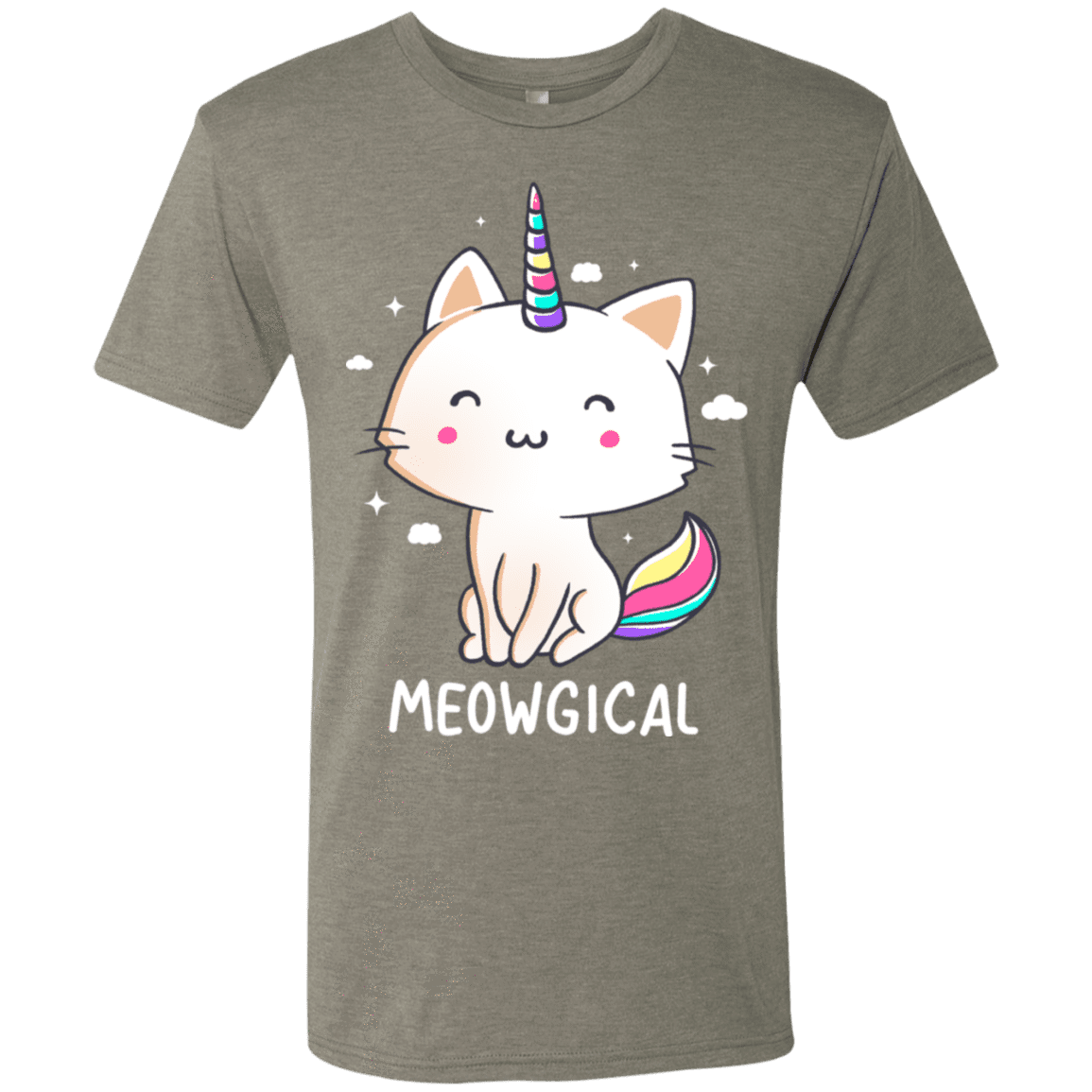 T-Shirts Venetian Grey / S Meowgical Men's Triblend T-Shirt