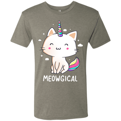 T-Shirts Venetian Grey / S Meowgical Men's Triblend T-Shirt