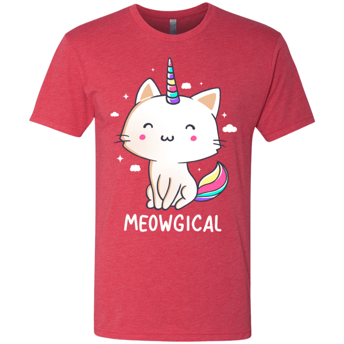 T-Shirts Vintage Red / S Meowgical Men's Triblend T-Shirt