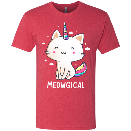 T-Shirts Vintage Red / S Meowgical Men's Triblend T-Shirt