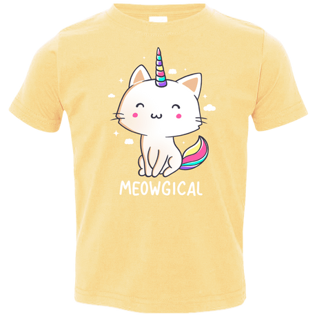 T-Shirts Butter / 2T Meowgical Toddler Premium T-Shirt