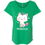 T-Shirts Envy / X-Small Meowgical Triblend Dolman Sleeve