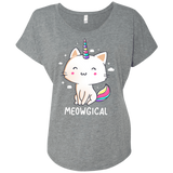 T-Shirts Premium Heather / X-Small Meowgical Triblend Dolman Sleeve