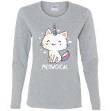 T-Shirts Sport Grey / S Meowgical Women's Long Sleeve T-Shirt