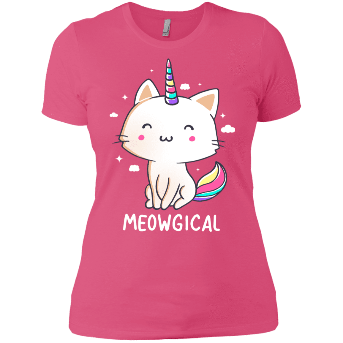 T-Shirts Hot Pink / X-Small Meowgical Women's Premium T-Shirt