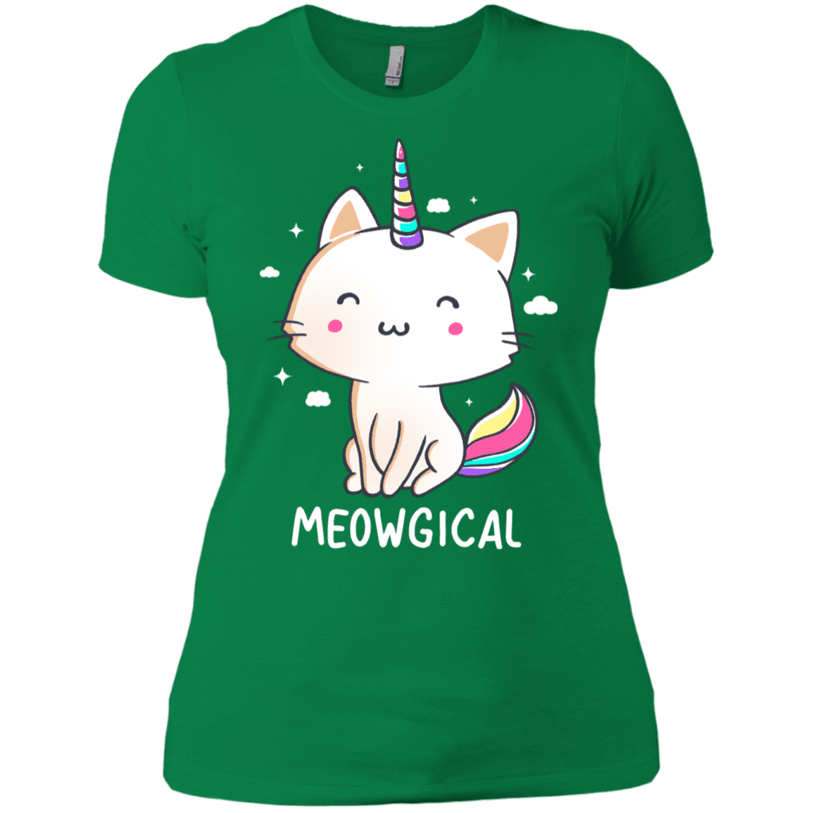 T-Shirts Kelly Green / X-Small Meowgical Women's Premium T-Shirt