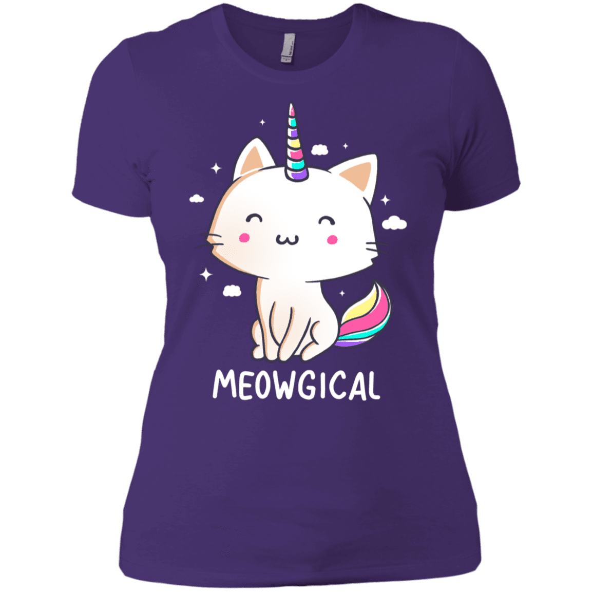 T-Shirts Purple Rush/ / X-Small Meowgical Women's Premium T-Shirt