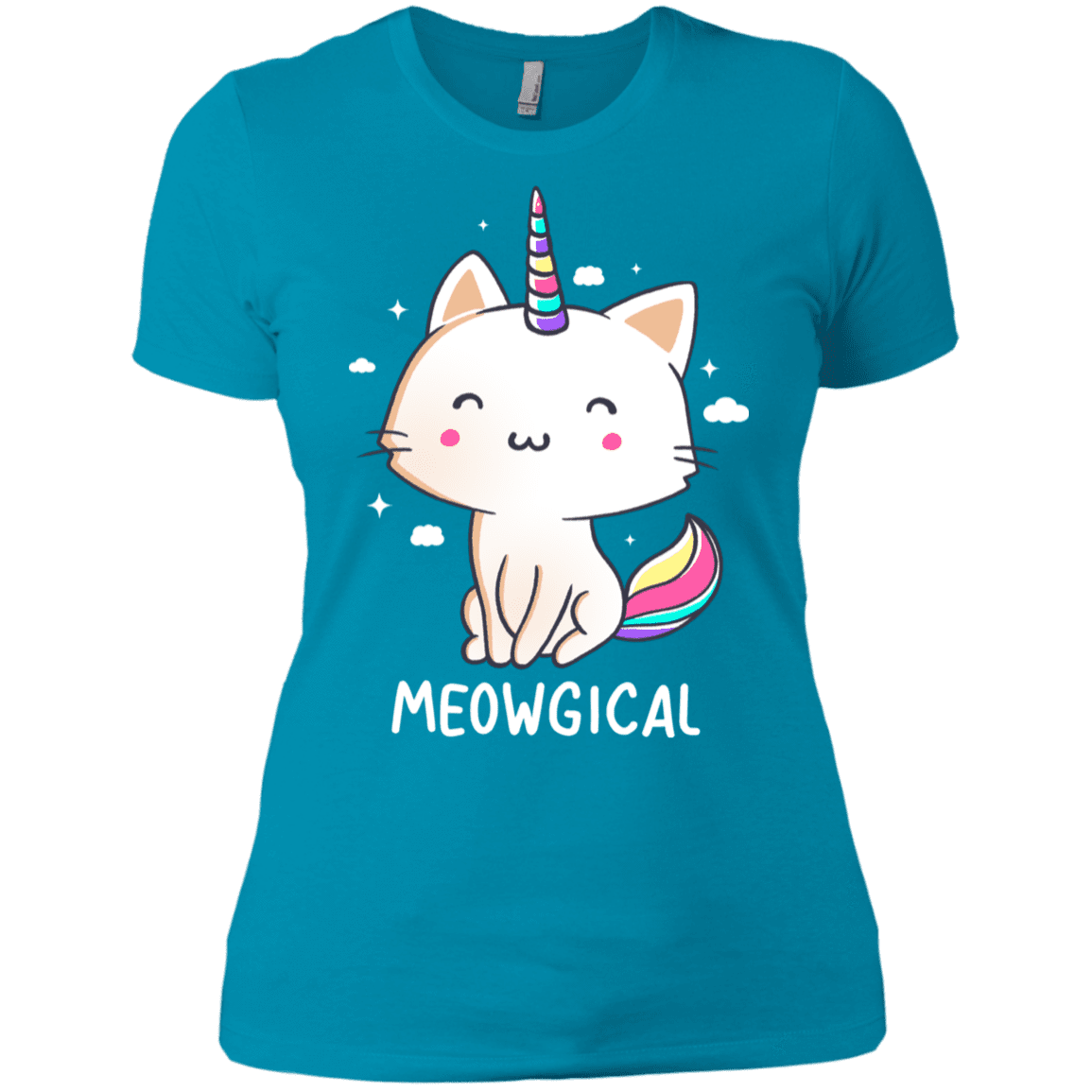 T-Shirts Turquoise / X-Small Meowgical Women's Premium T-Shirt