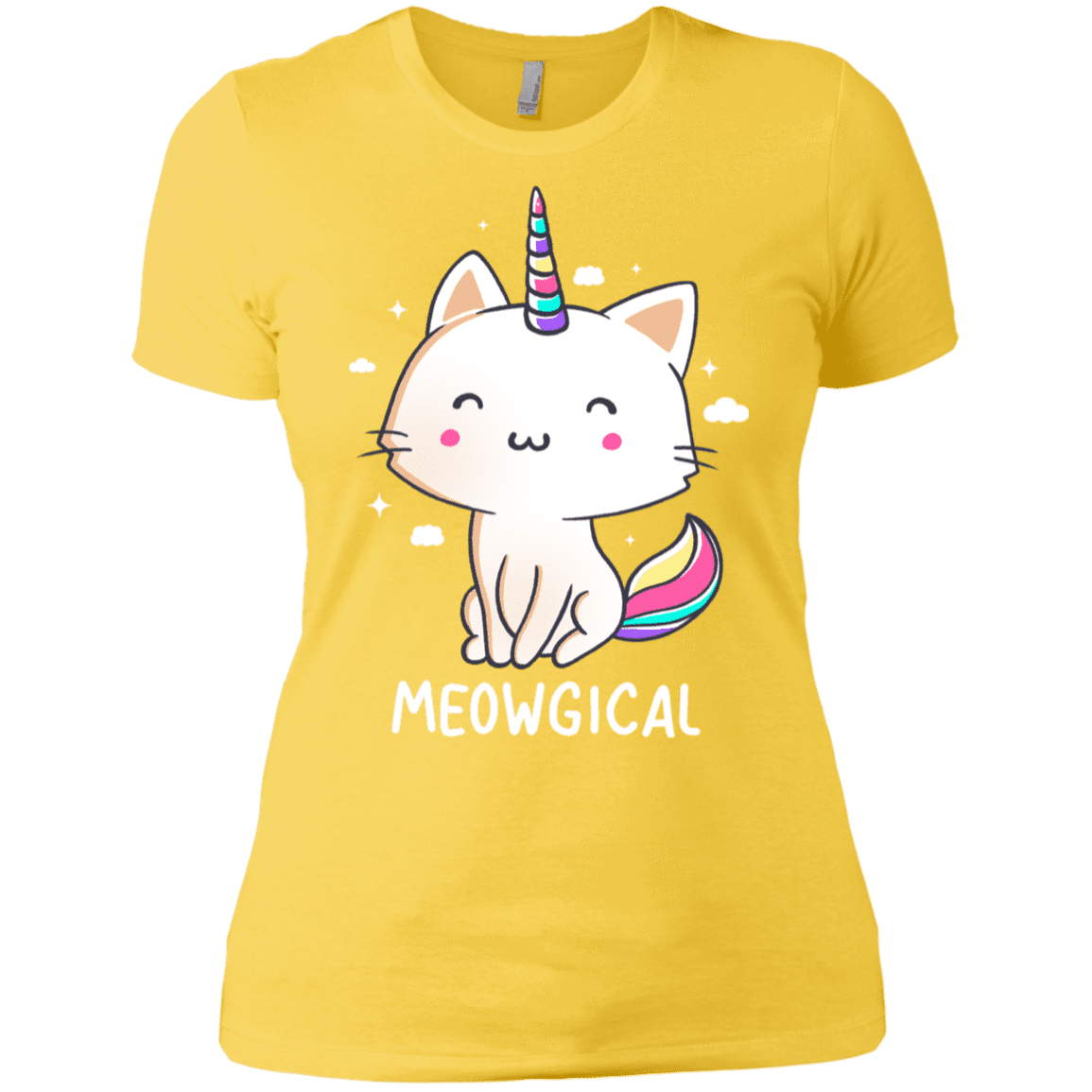 T-Shirts Vibrant Yellow / X-Small Meowgical Women's Premium T-Shirt